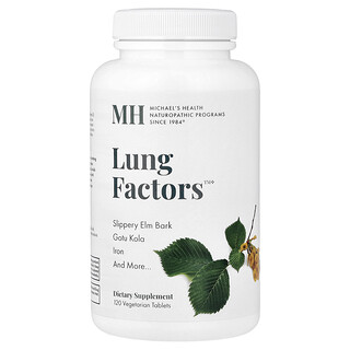 Michael's Health, Lung Factors, 120 pflanzliche Tabletten