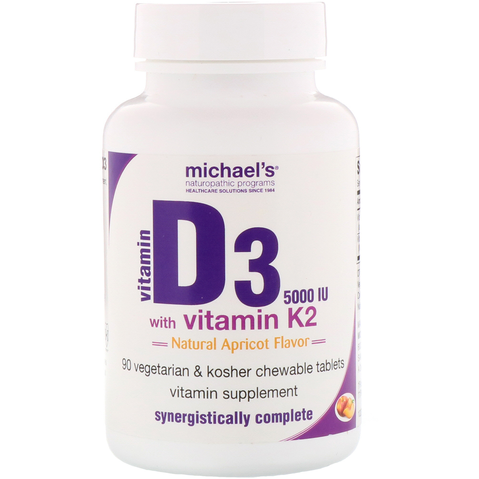 Michaels Naturopathic Vitamin D3 With Vitamin K2 Natural