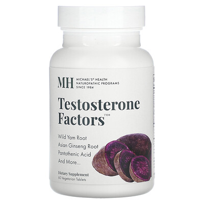 Product Image for Michael's Health, Testosterone Factors , 60 Vegetarian Tablets