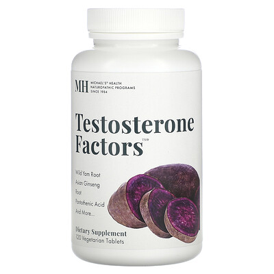 Product Image for Michael's Health, Testosterone Factors, 120 Vegetarian Tablets