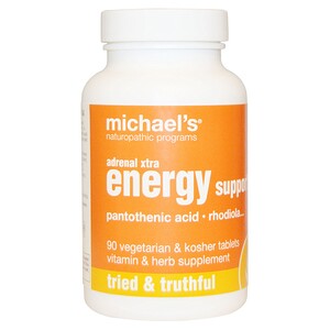 Отзывы о Майклс Нэчуропэтик, Adrenal Xtra Energy Support, 90 Veggie Tabs