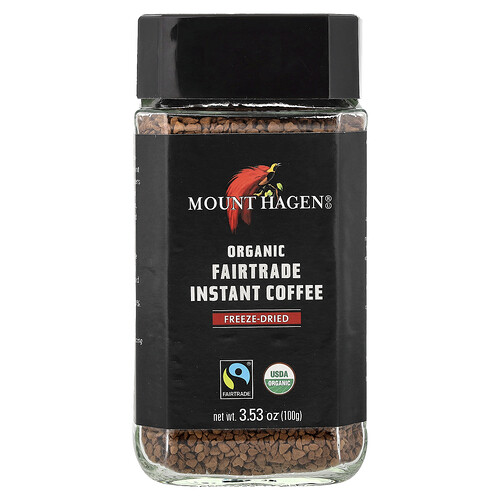 Mount Hagen Organic Fairtrade Instant Coffee, 3.53 oz (100 g)