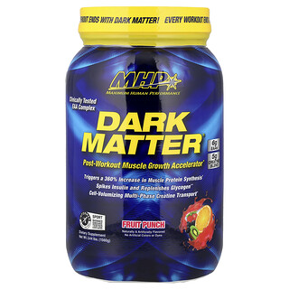 MHP, Dark Matter®, Acelerador del crecimiento muscular posentrenamiento, Ponche de frutas, 1560 g (3,44 lb)