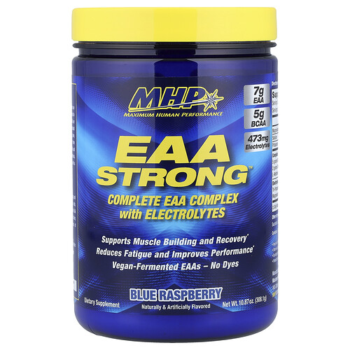 Mhp EAA Strong™, Blue Raspberry, 10.87 oz (308.1 g)
