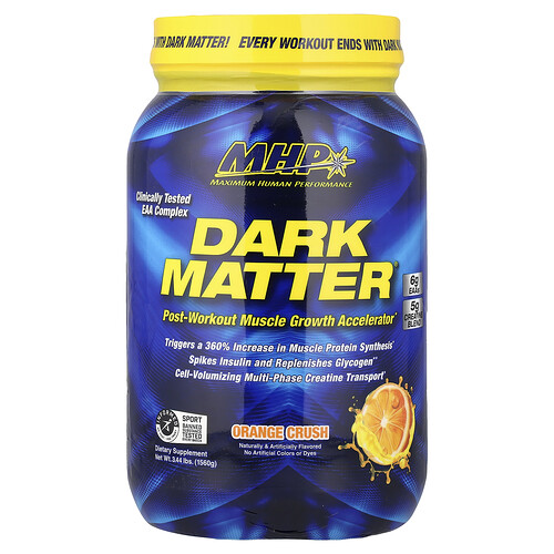 MHP, DARK MATTER®, Post Workout Muscle Growth Accelerator, Muskelwachstumsbeschleuniger nach dem Workout, Orange Crush, 1.560 g (3,44 lbs.)