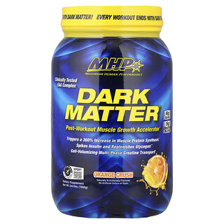 MHP, DARK MATTER®，锻炼后肌肉生长加速剂，橙汁味，3.44 磅（1,560 克）