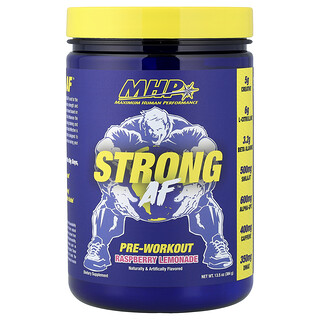 MHP, Strong AF™ Προπροπονητικό, Λεμονάδα με Σμέουρα, 13,5 oz (384 g)
