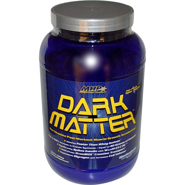 MHP, Dark Matter, PostWorkout, Blue Raspberry, 2.6 lbs