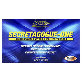 Maximum Human Performance, LLC（マキシマム・ヒューマン・パフォーマンス）, Secretagogue-One、オレンジ、30袋、各13g（0.46オンス）