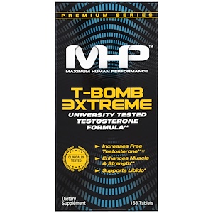 Maximum Human Performance, LLC, T-Bomb 3xtreme, 168 таблеток