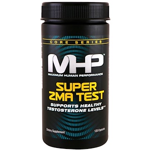 Maximum Human Performance, LLC, Тест Super ZMA, 120 капсул 