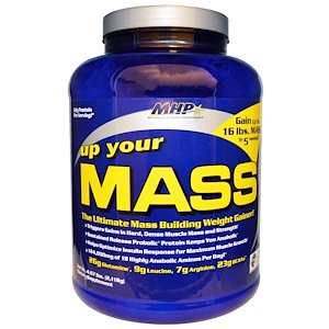 Отзывы о Максимум Хьюман Перворманс ЛЛС, Up Your Mass, Weight Gainer, Cookies 'n Cream, 4.67 lbs (2,118 g)
