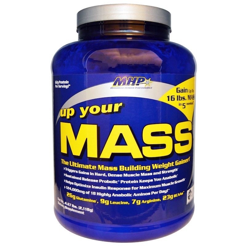 MHP, Up Your Mass, Weight Gainer, Cookies 'n Cream, 4.67 lbs (2,118 g