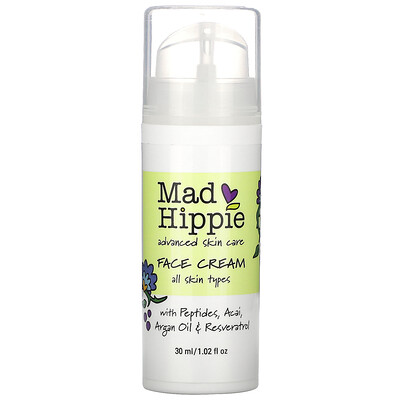 Купить Mad Hippie Skin Care Products крем для лица, 15 активных веществ, 30 мл (1 жидк. унция)