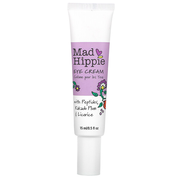 Mad Hippie Skin Care Products, крем для век, 14 активных веществ, 15 мл (0,5 жидк. унции)