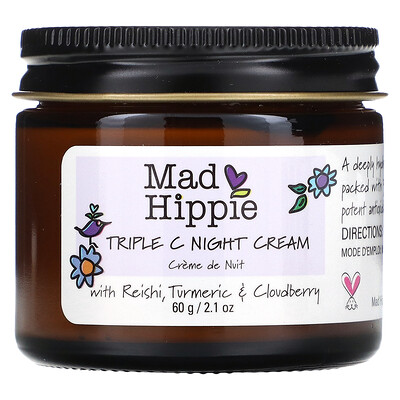 Mad Hippie Triple C, ночной крем, 60 г (2,1 унции)
