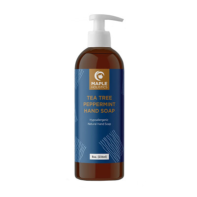 Maple Holistics Tea Tree Peppermint Hand Soap, 8 oz (236 ml)
