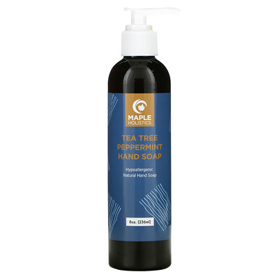 

Maple Holistics Tea Tree Peppermint Hand Soap, 8 oz (236 ml)