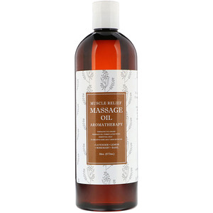 Отзывы о Maple Holistics, Muscle Relief Massage Oil, Aromatherapy, 16 oz (473 ml)
