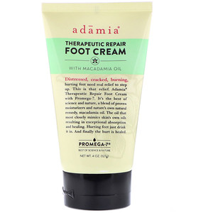 Отзывы о Adamia, Therapeutic Repair Foot Cream with Macadamia Oil, 4 oz (127 g)