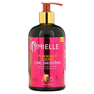 Mielle Curl Smoothie, гранат и мед, 12 жидких унций (355 мл)