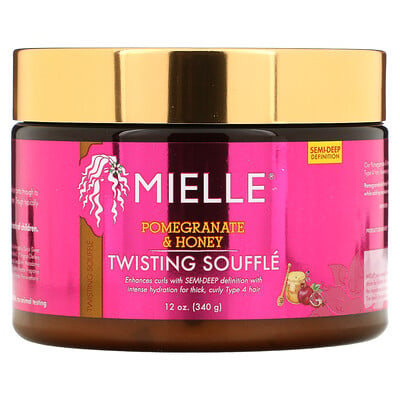 Mielle Twisting Souffle, Гранат и мед, 12 унций (340 г)