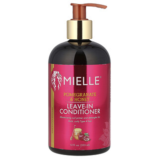 Mielle, Acondicionador sin enjuague, Granada y miel, 355 ml (12 oz. Líq.)