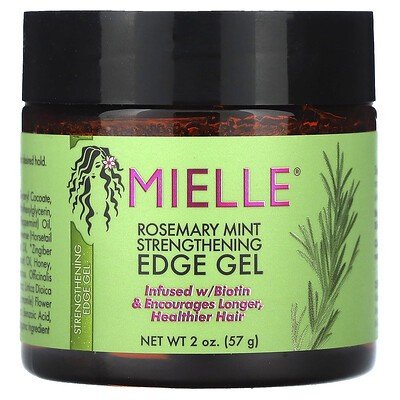 Photos - Hair Styling Product Mielle Mielle, Rosemary Mint Strengthening Edge Gel, 2 oz  MIE-00675(57 g)