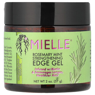 Mielle, Gel fortalecedor para bordes con romero y menta, 57 g (2 oz)