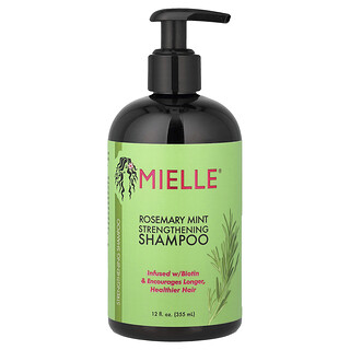 Mielle, 強韌洗髮精，迷迭香薄荷香味，12 液量盎司（355 毫升）