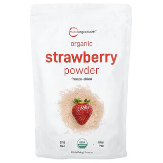 Micro Ingredients, Organic Strawberry Powder, 1 lb (454 g)