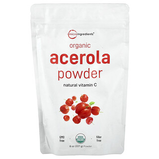 Micro Ingredients, Органическая ацерола в порошке, 227 г (8 унций)