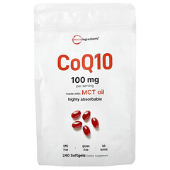 Коензим Q10, 240 капсул (50 мг в 1 капсулі)