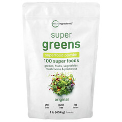 Super Greens, порошок із суперфудів, оригінальний, 454 г (1 фунт)