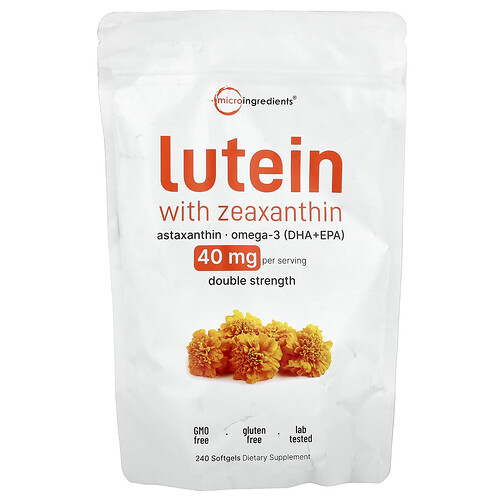 Micro Ingredients Lutein With Zeaxanthin, 240 Softgels