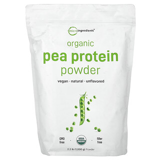 Micro Ingredients, Organic Pea Protein Powder, 2.2 lb (1,000 g)