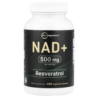 Micro Ingredients, NAD+, 240 kasviskapselia