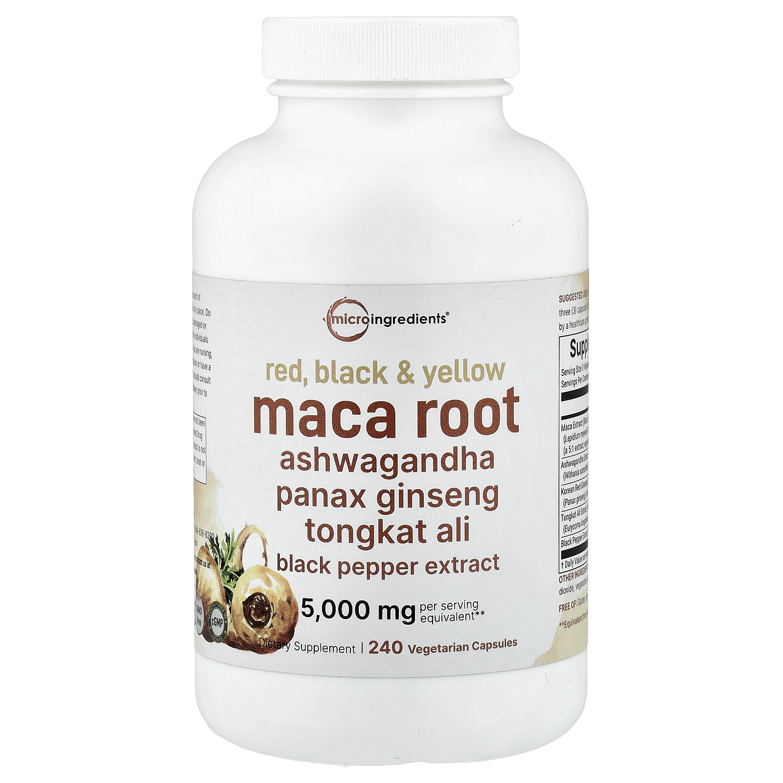 Maca Root, 240 Vegetarian Capsules