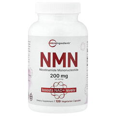 NMN, 120 вегетаріанських капсул (100 мг в 1 капсулі)
