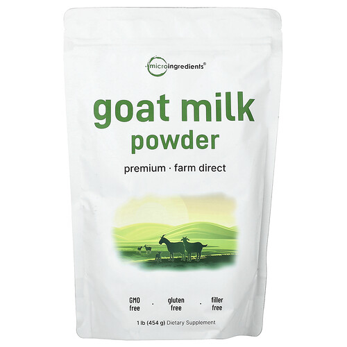 Micro Ingredients Goat Milk Powder, 1 lb (454 g)