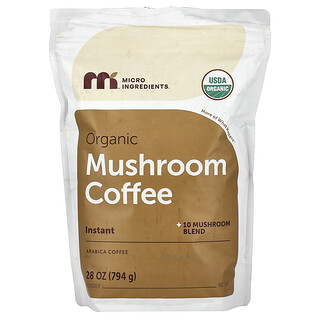 Micro Ingredients, Café Instantâneo com Cogumelos Orgânicos, 793 g (28 oz)