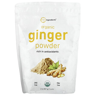 Micro Ingredients, Gingembre en poudre biologique, 907 g