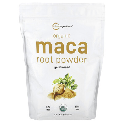 Micro Ingredients , Organic Maca Root Powder, 2 Lb (907 G) 2Lb