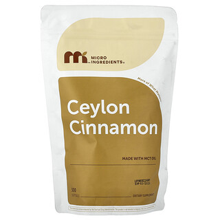 Micro Ingredients, Canela de Ceilán, 300 cápsulas blandas (200 mg por cápsula blanda)