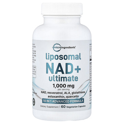 Product Image for Micro Ingredients, Liposomal NAD + Ultimate, 60 Vegetarian Capsules