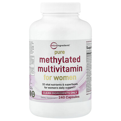 Micro Ingredients Pure Methylated Multivitamin For Women 240 Capsules