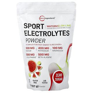 Micro Ingredients, Sport Eletrólitos em Pó, Melancia e Limão, 907 g (2 lb)