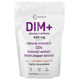 Micro Ingredients, DIM+, 240 μαλακές κάψουλες