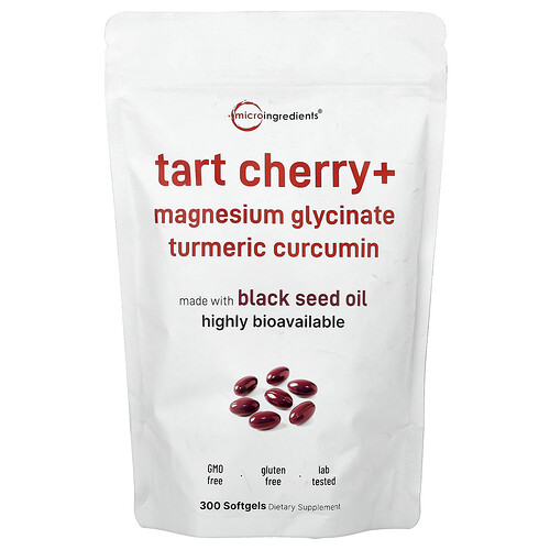 Micro Ingredients Tart Cherry+, 300 Softgels