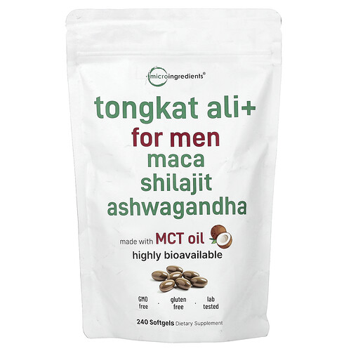 Micro Ingredients, Tongkat Ali+ For Men, 240 Softgels